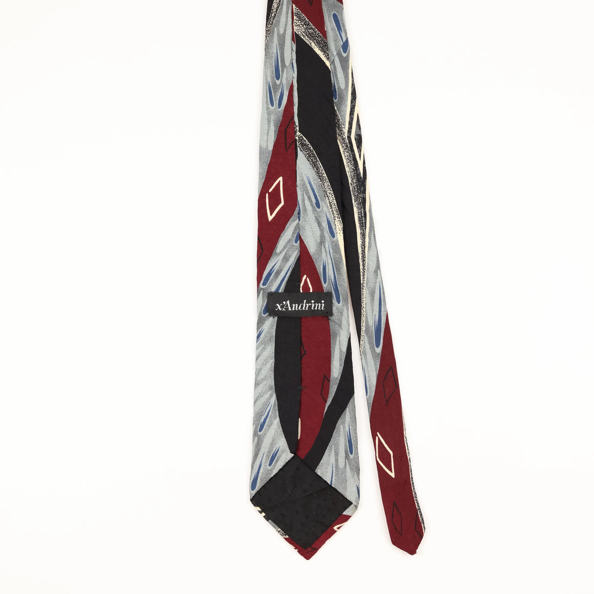 Back of Vintage 1990's Abstract Patterned Tie