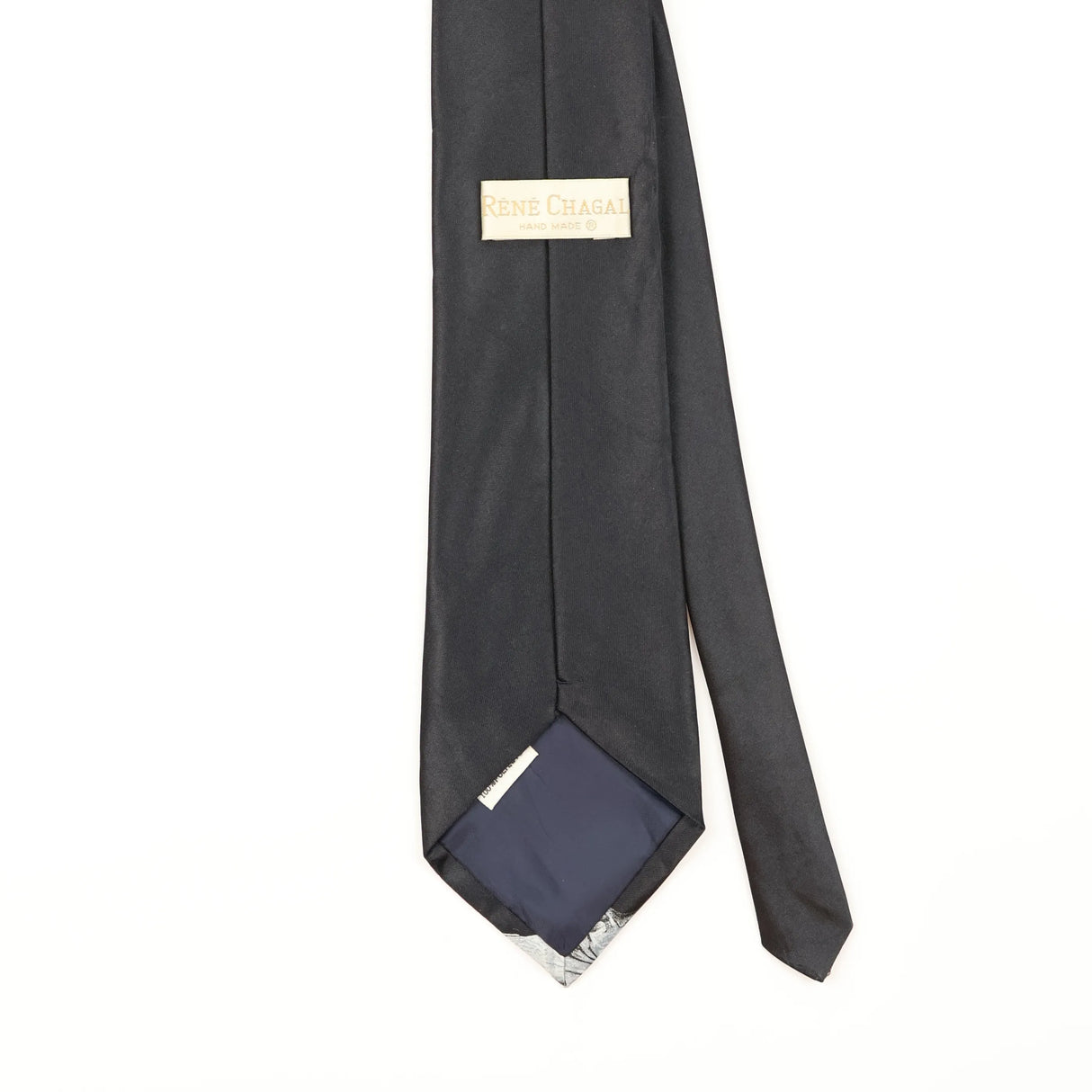 Back Detail of Vintage 1990's Rene Chagal I Love NY Cartoon Patterned Tie
