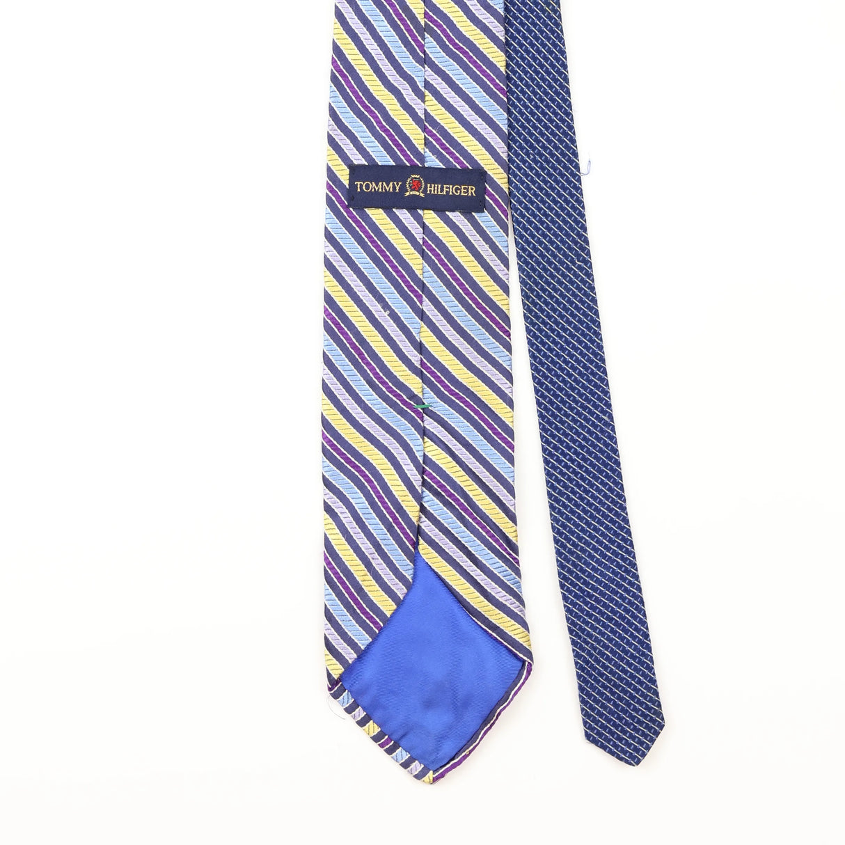 Back Detail of Vintage Tommy Hilfiger Striped Patterned Tie