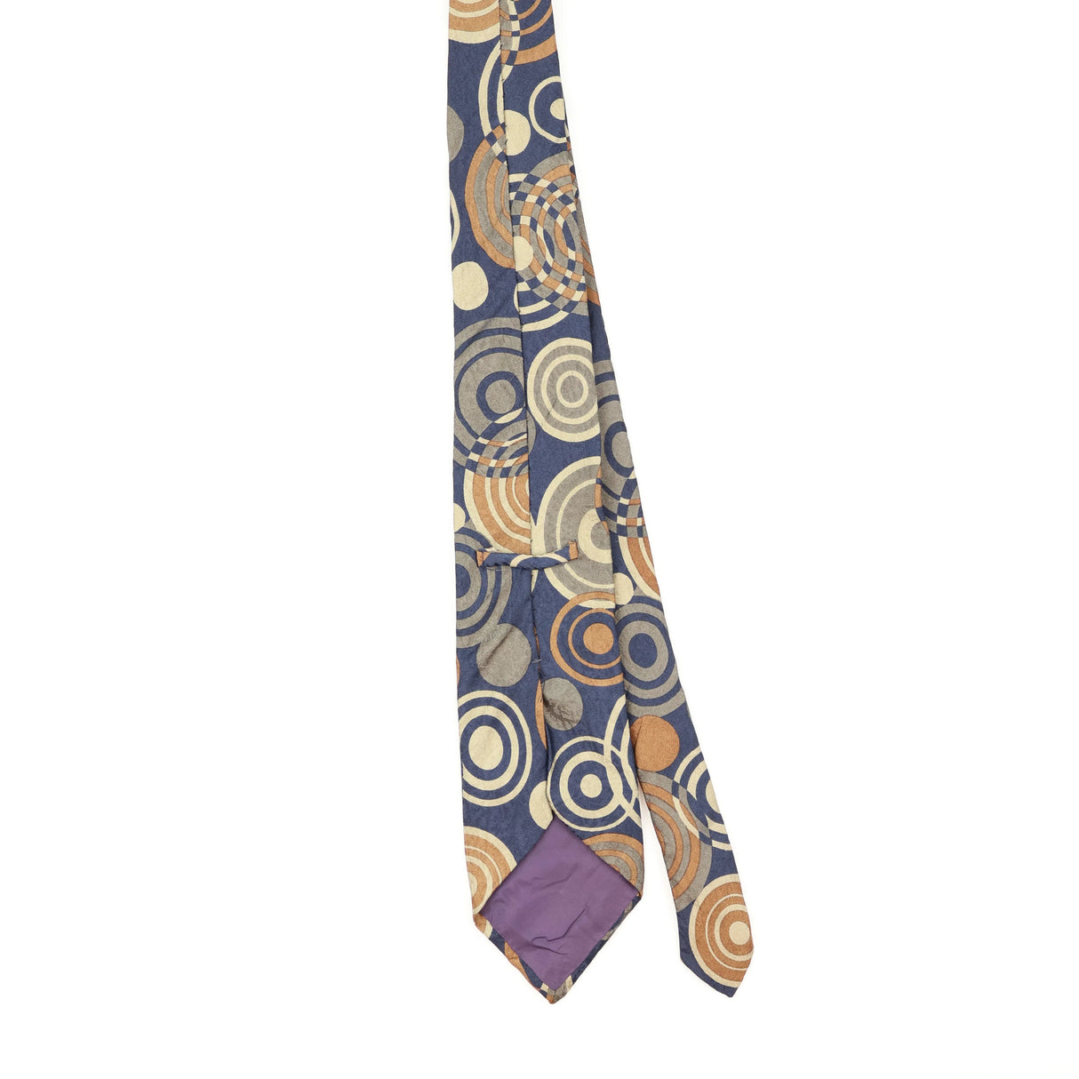 Back of Vintage 1990's Geometric Patterned Tie