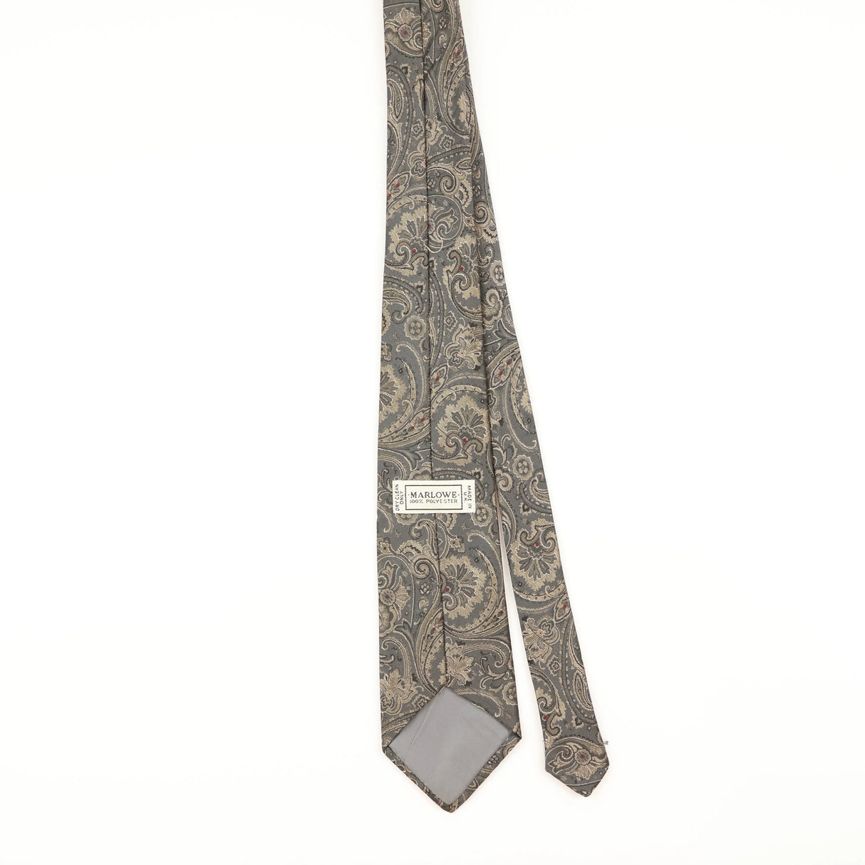 Back of Vintage 1990's Abstract Patterned Tie