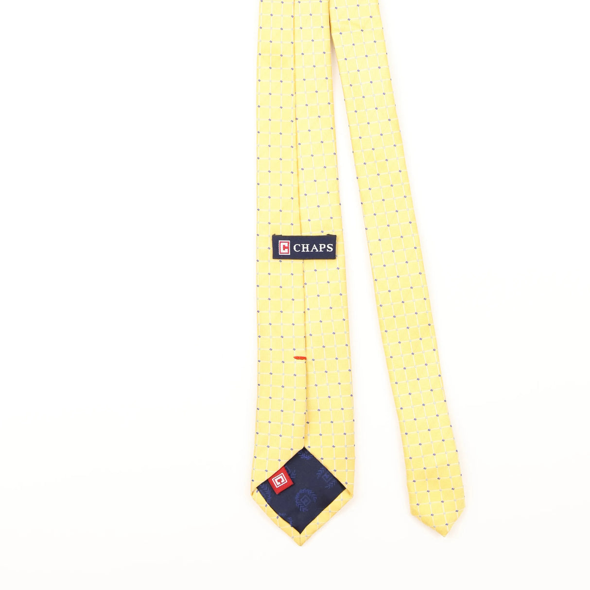 Back Detail of Vintage Chaps by Ralph Lauren Polka Dot Patterned Tie