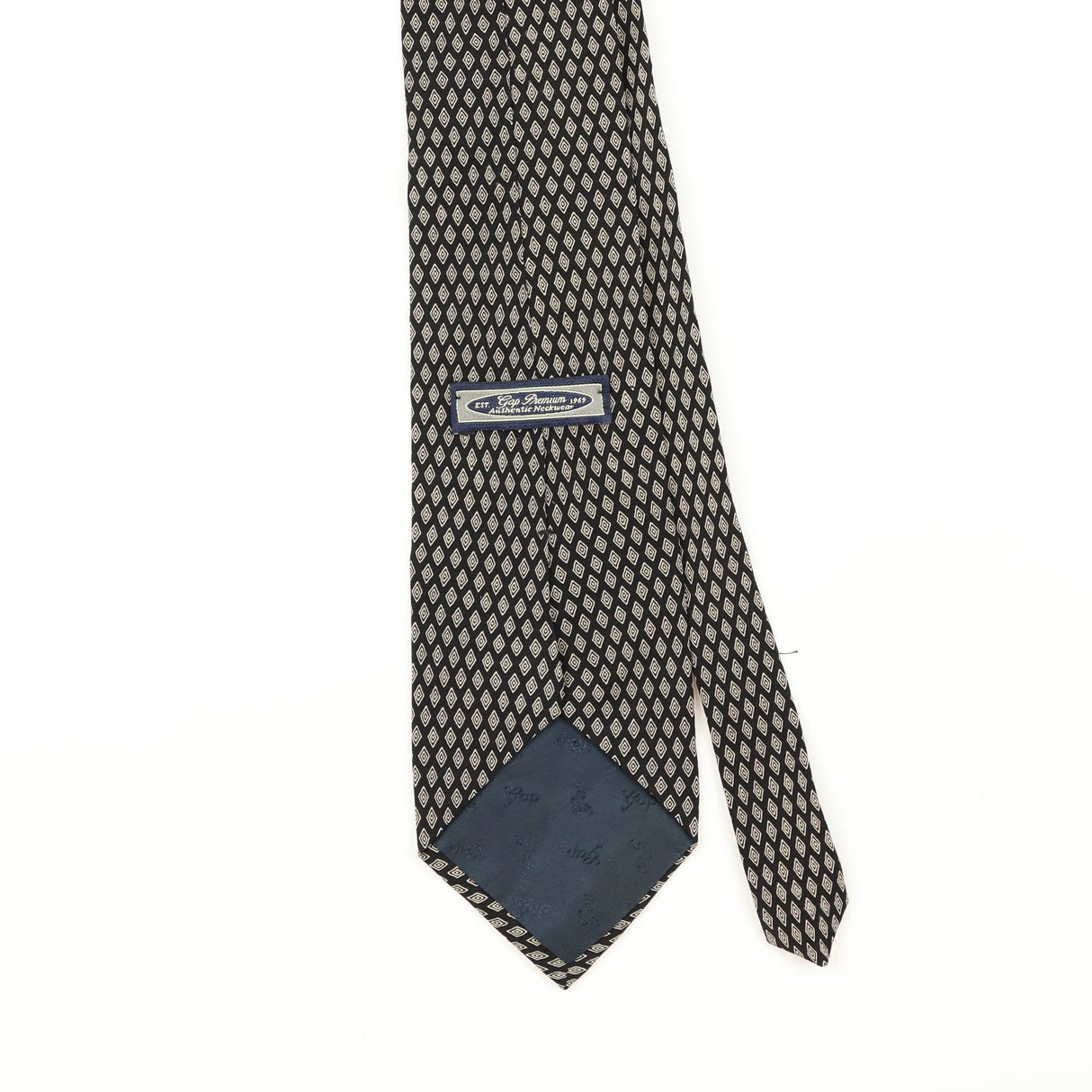 Back Detail of Vintage 1990's Gap Geometric Patterned Tie