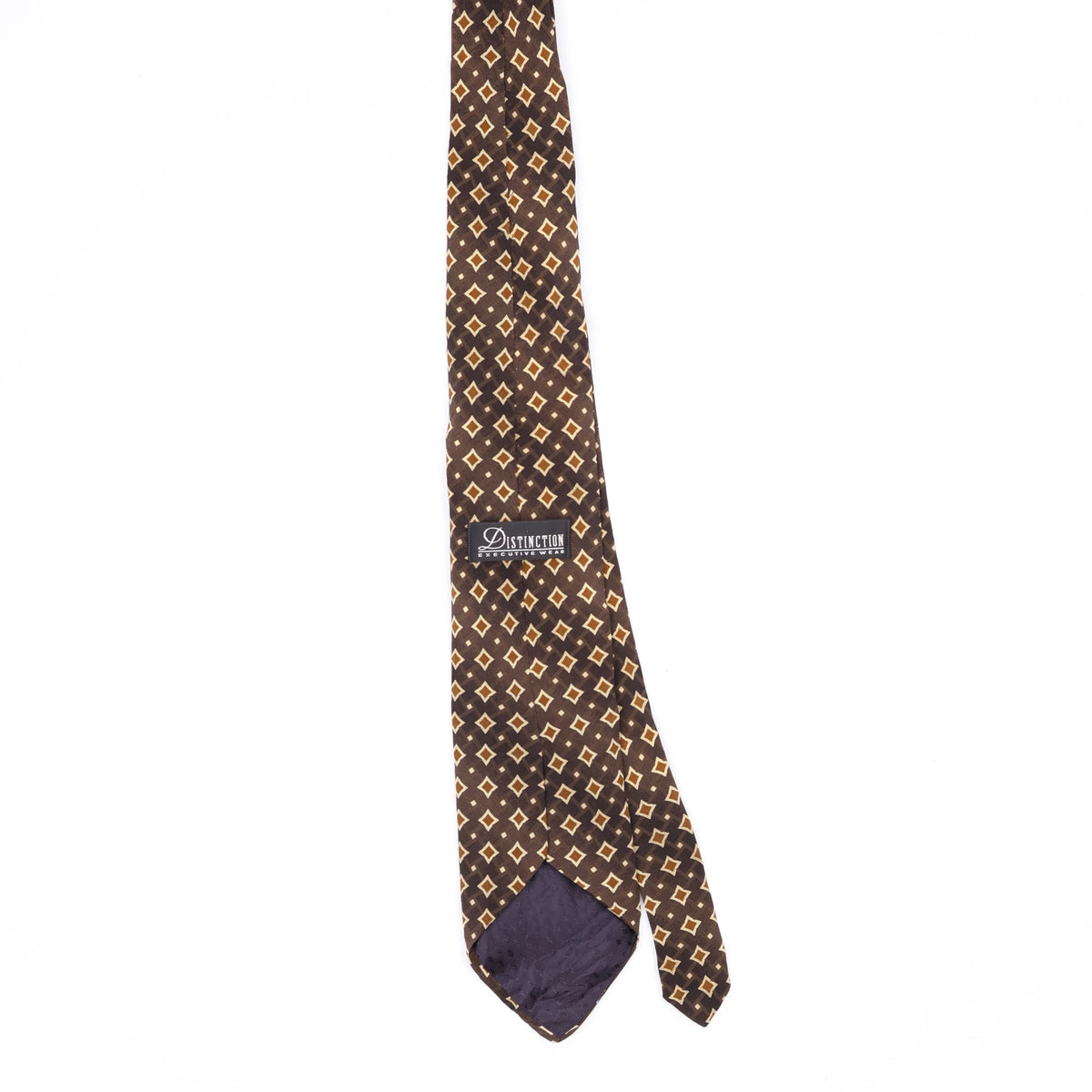 Back Back of Vintage 1990's Geometric Patterned Tie