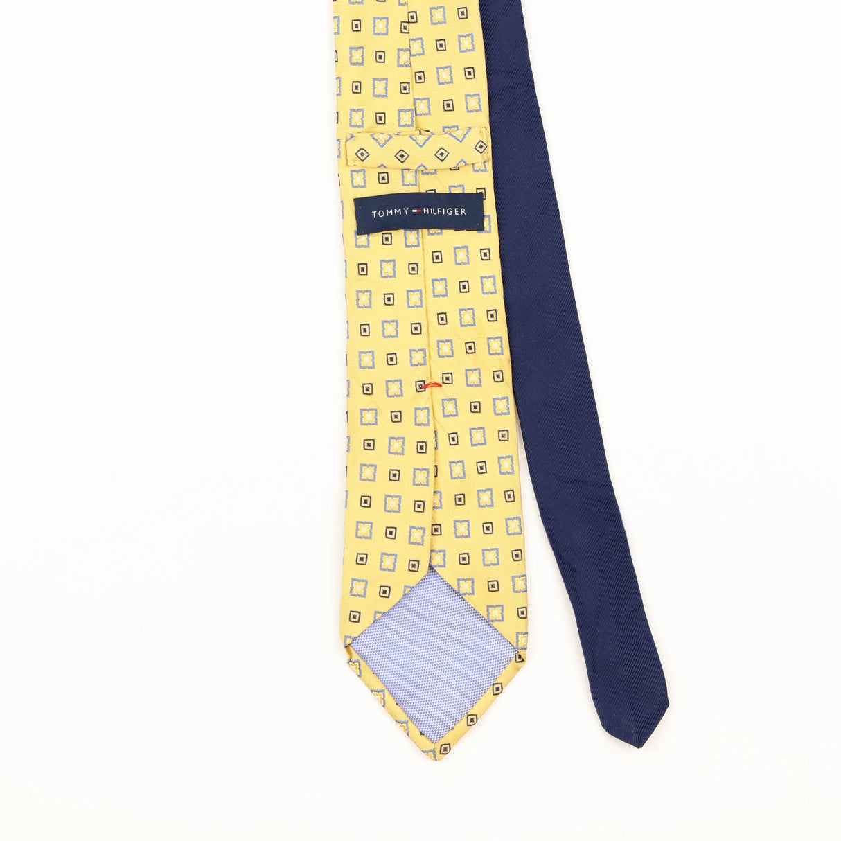 Back Detail of Vintage Tommy Hilfiger Geometric Patterned Tie