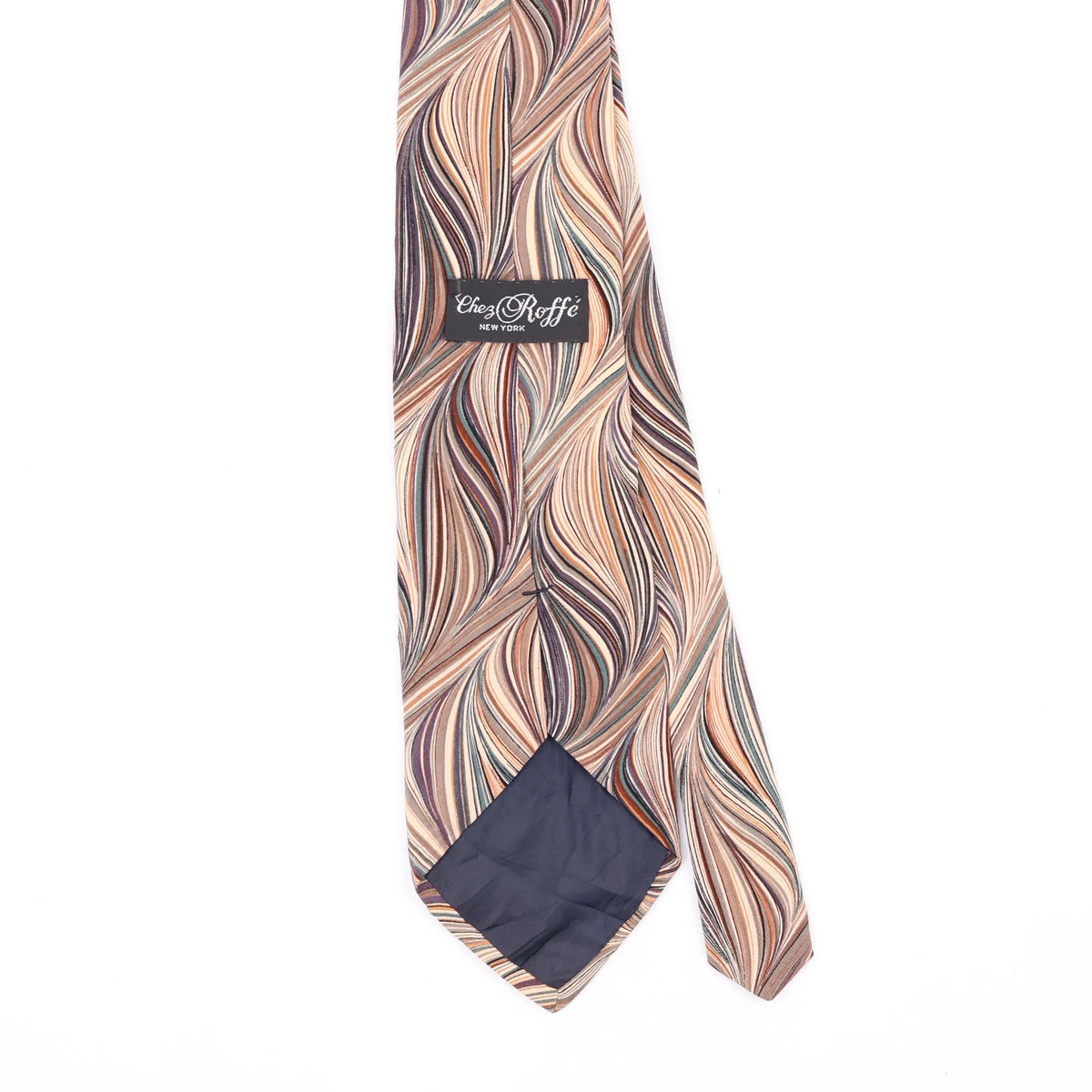 Back Back Detail of Vintage 1990's Abstract Patterned Tie