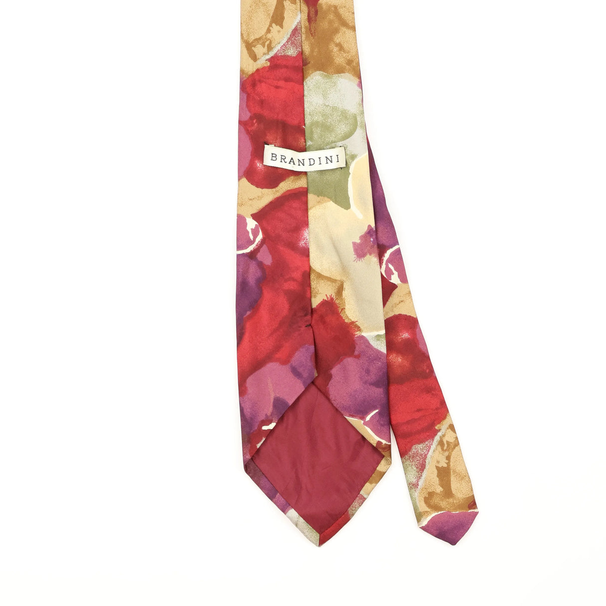 Back Detail of Vintage 1990's Abstract Patterned Tie