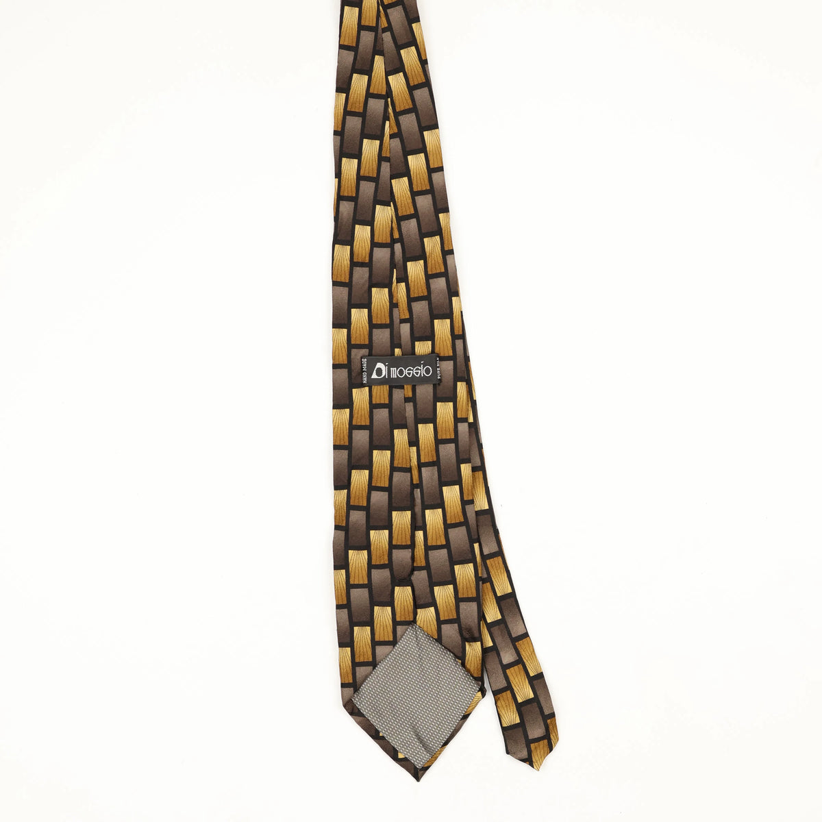 Back Back of Vintage 1990's Geometric Patterned Tie