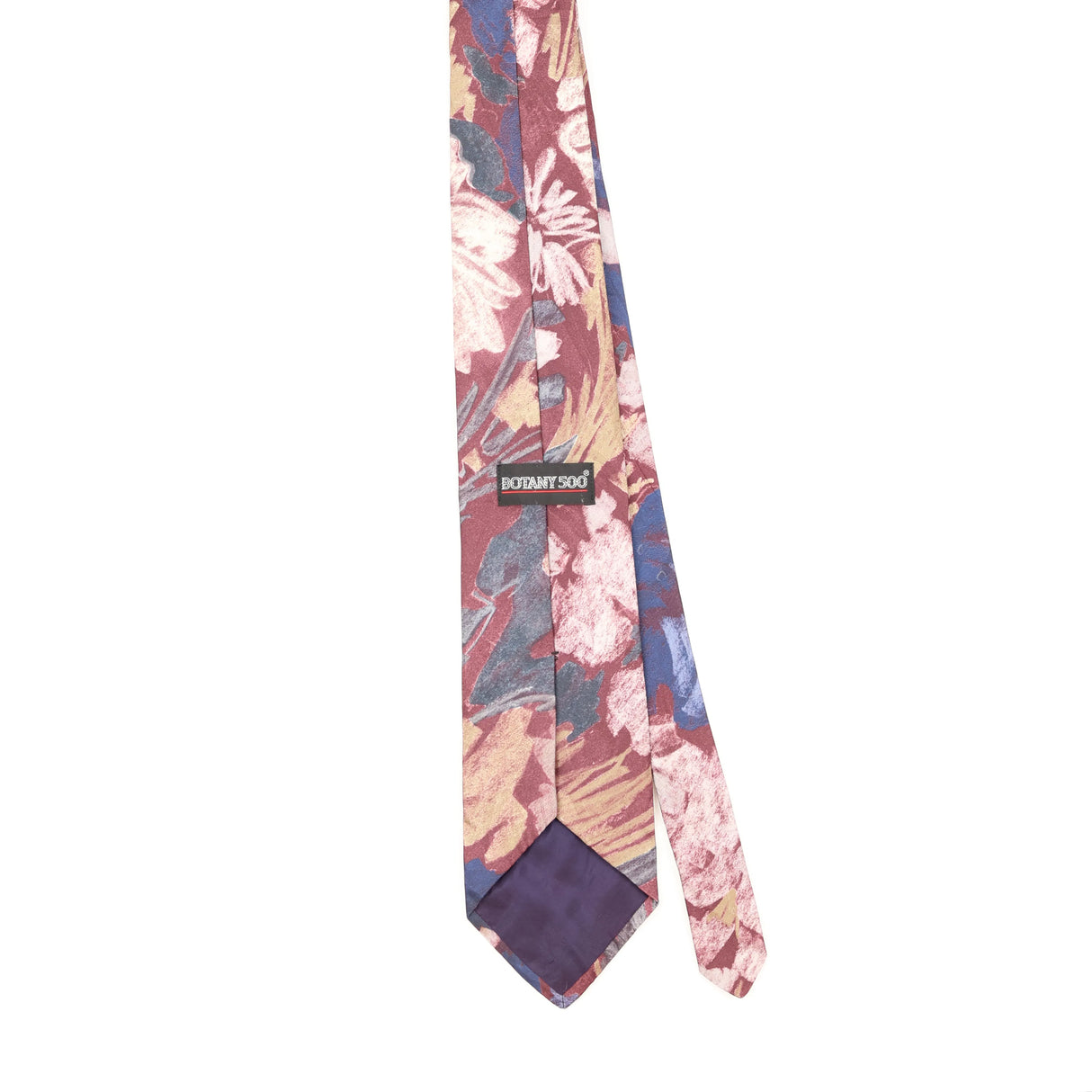 Back of Vintage 1990's Botany 500 Abstract Patterned Tie