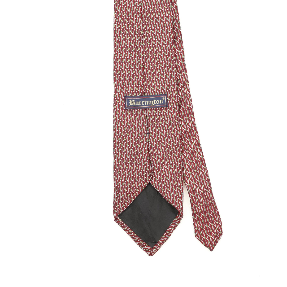 Back Back Detail of Vintage 1990's Geometric Patterned Tie