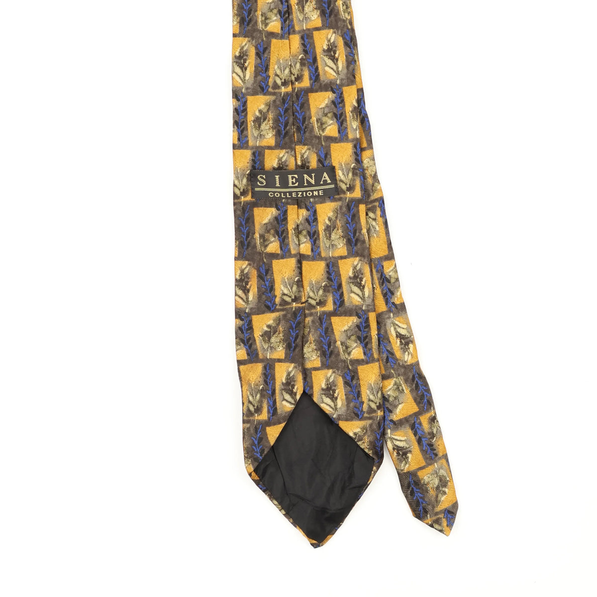 Back Back Detail of Vintage 1990's Geometric Patterned Tie