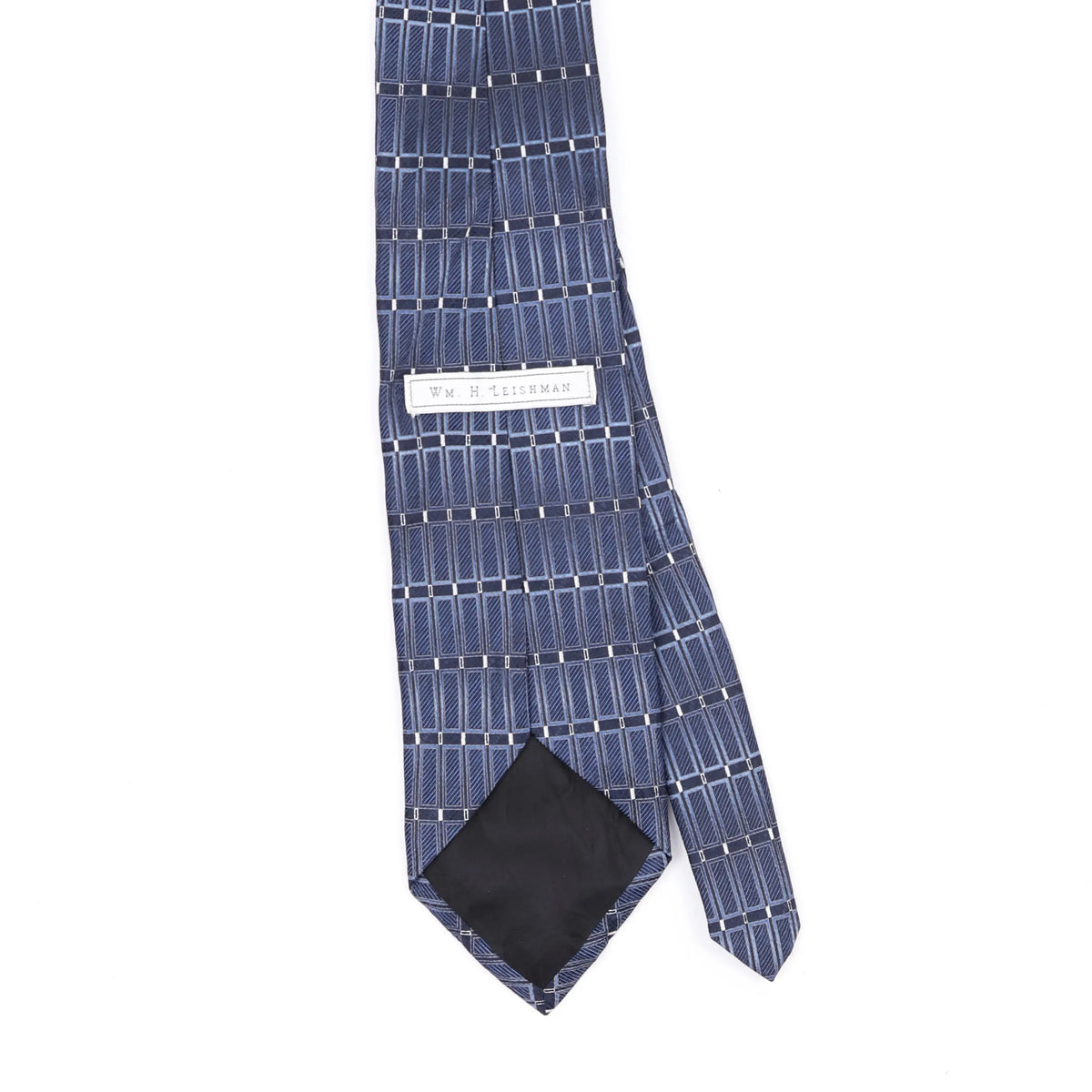Back Back Detail of Vintage 1990's Check Patterned Tie