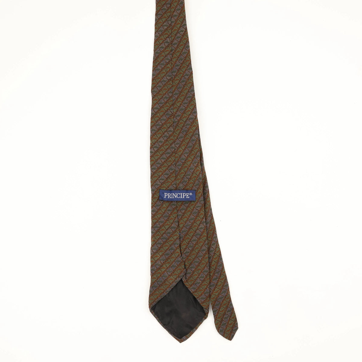 Back Back of Vintage 1990's Geometric Patterned Tie