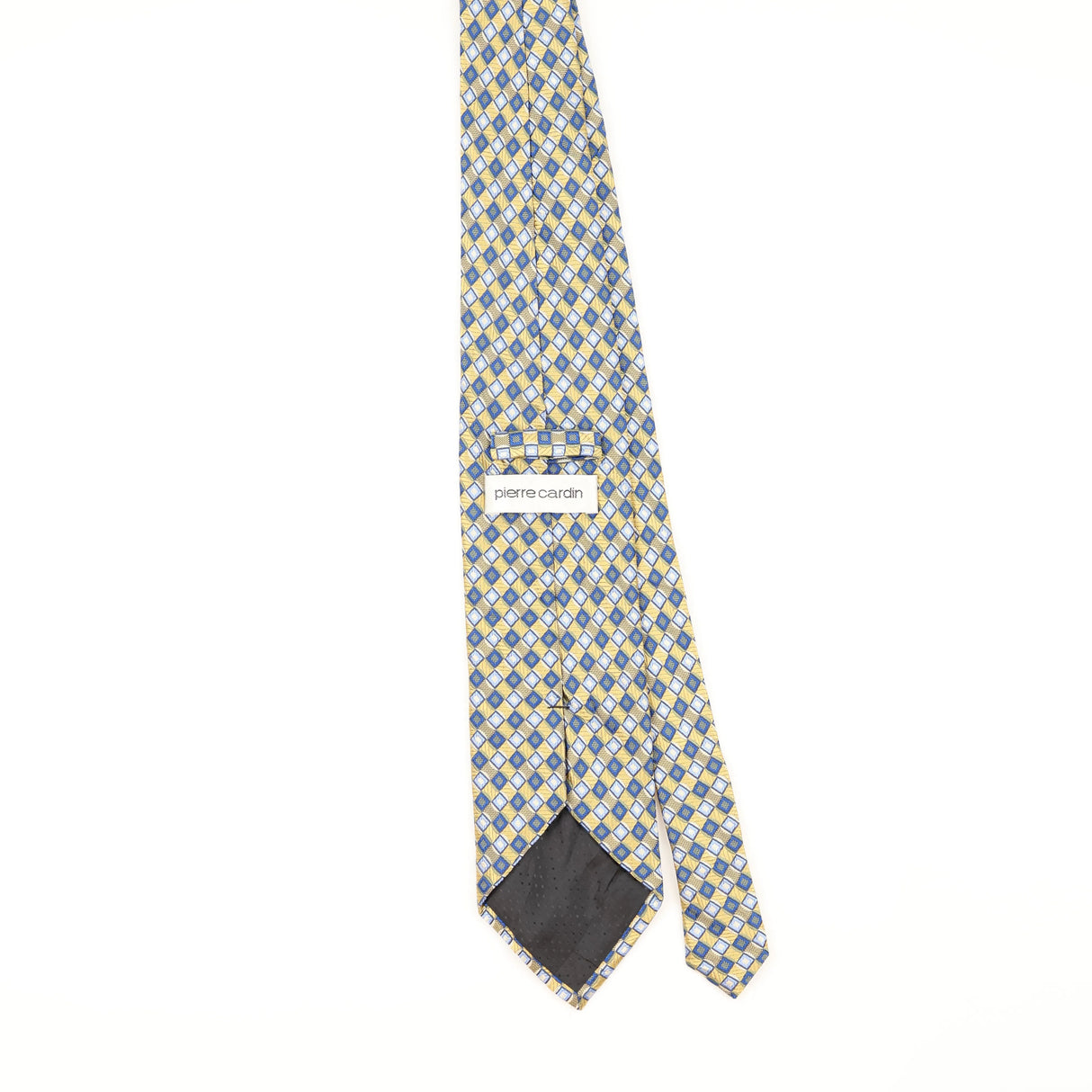 Back of Vintage Pierre Cardin Geometric Patterned Tie