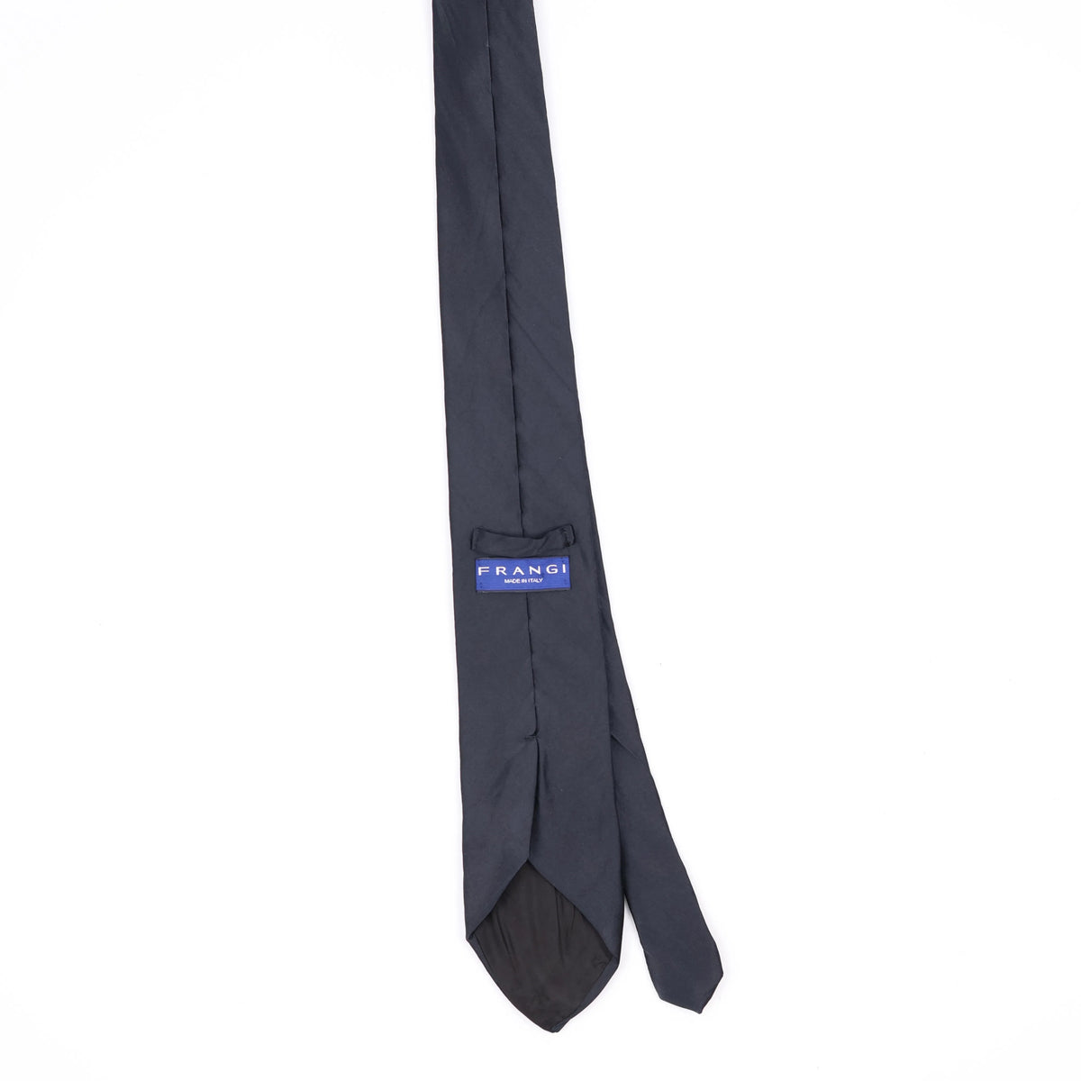 Back Back of Vintage 1990's Frangi Plain Patterned Tie