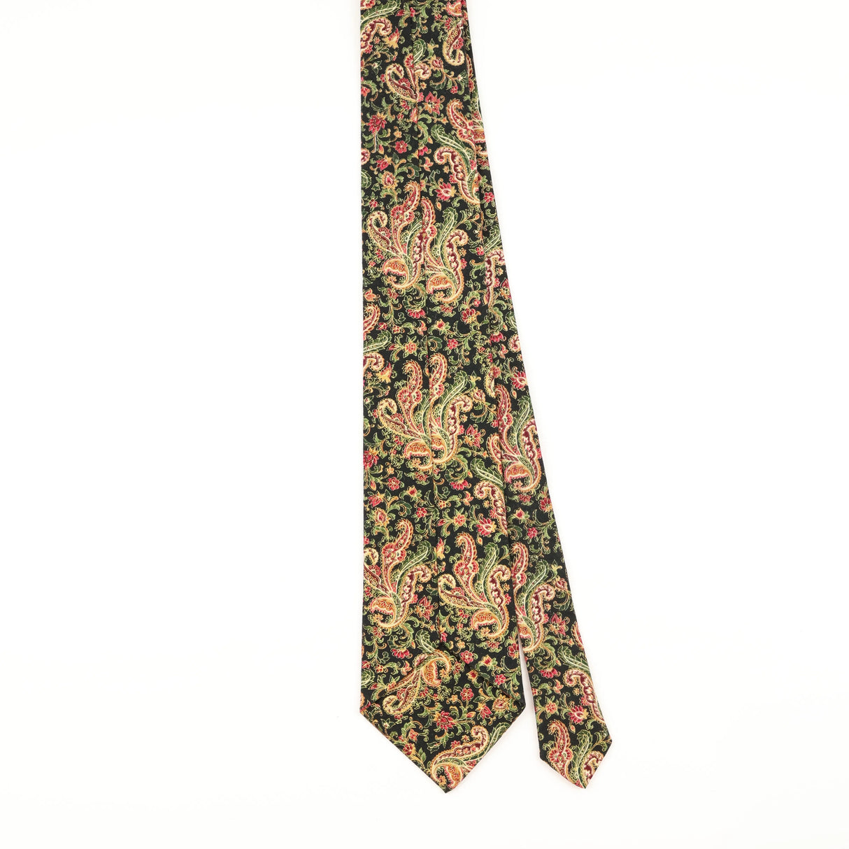 Back of Vintage 1990's Paisley Patterned Tie