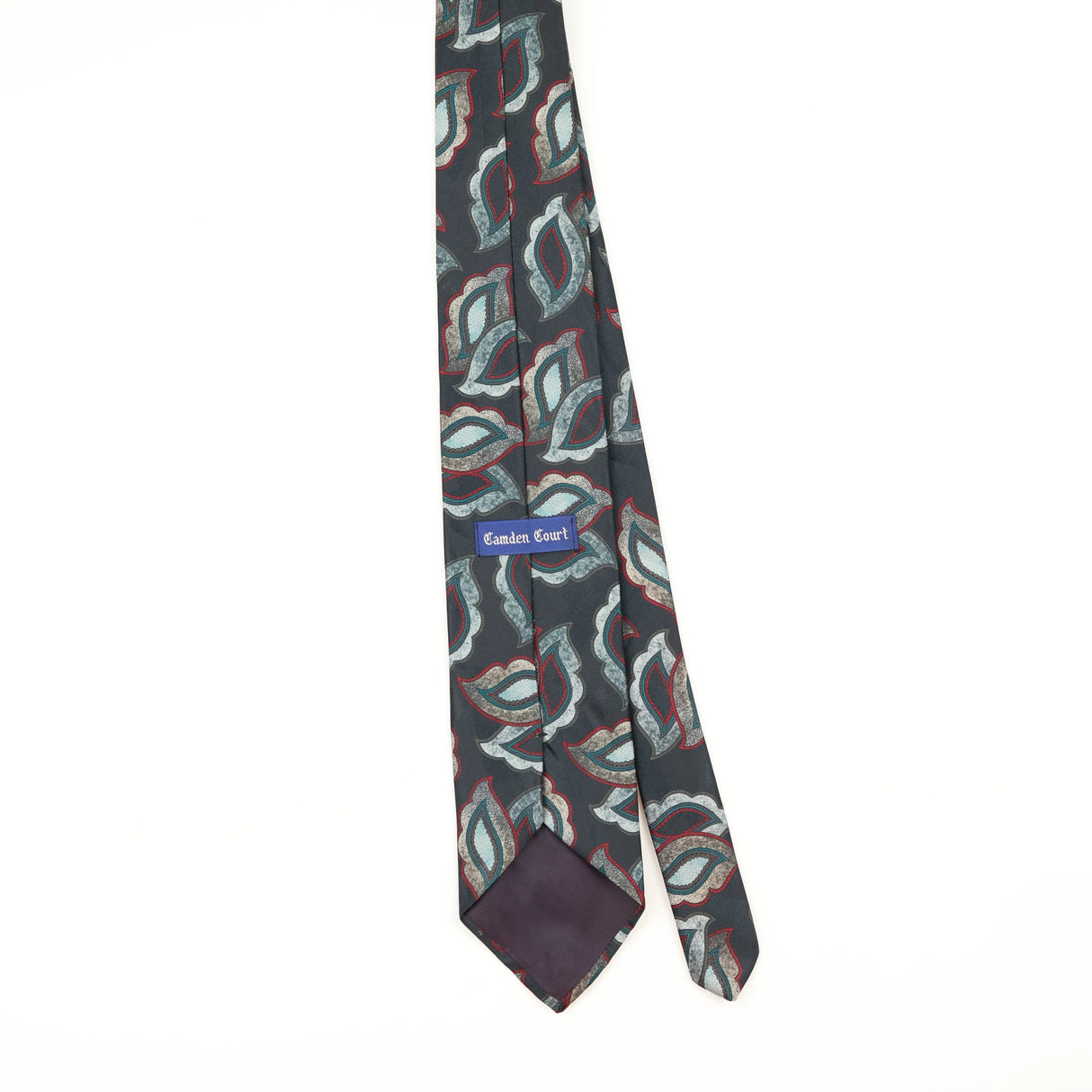Back of Vintage 1990's Geometric Patterned Tie