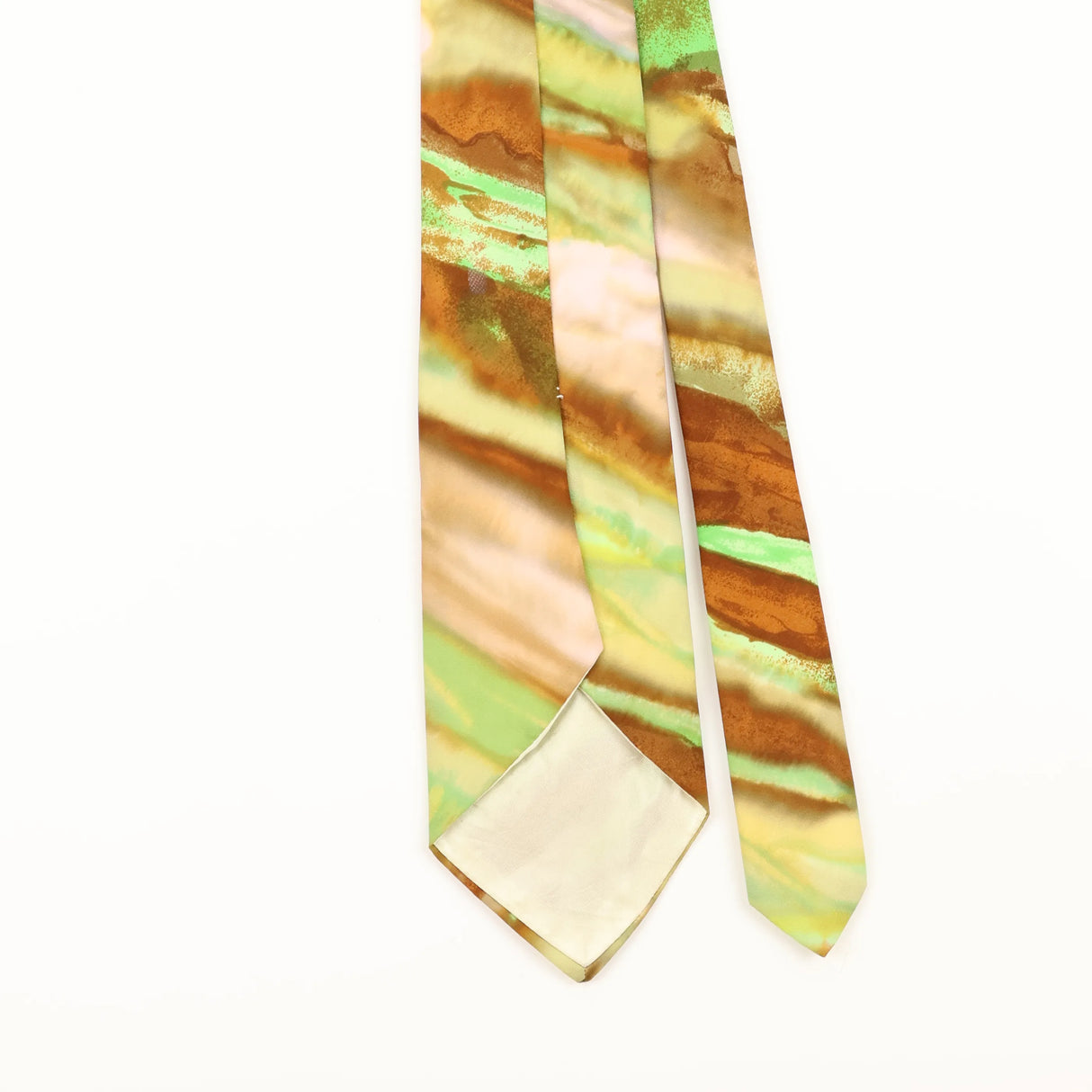 Back Detail of Vintage 1990's Abstract Patterned Tie
