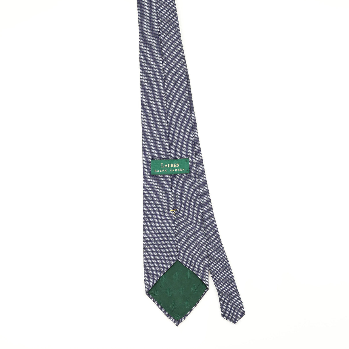 Back Back of Vintage 1990's Ralph Lauren Geometric Patterned Tie