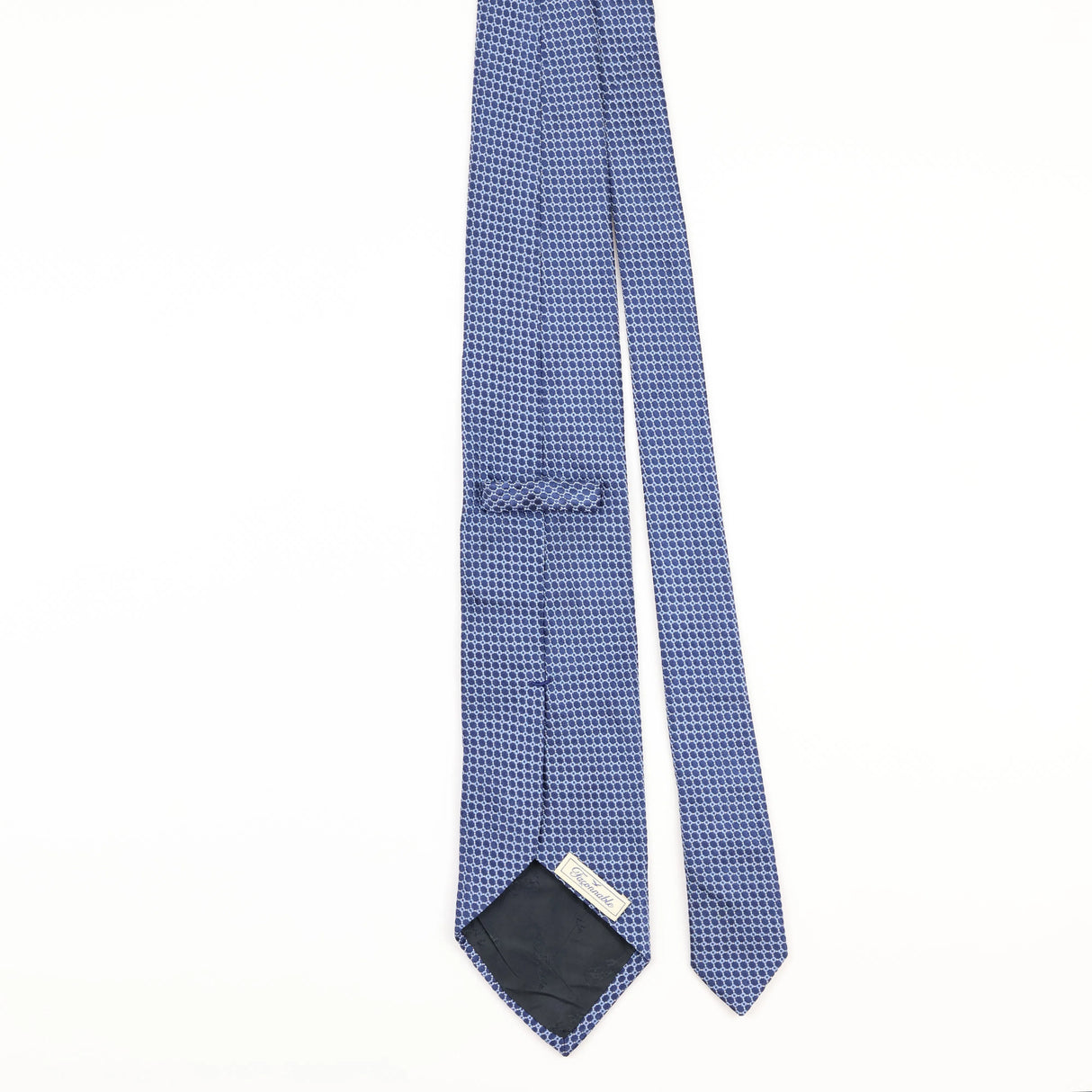 Back of Vintage Geometric Patterned Tie