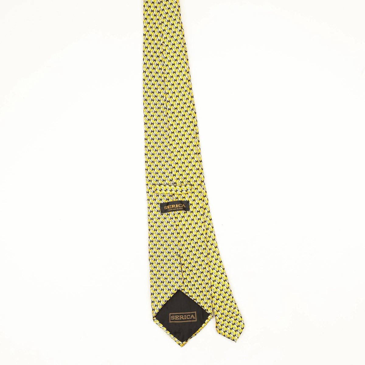 Back Back of Vintage 1990's Geometric Patterned Tie