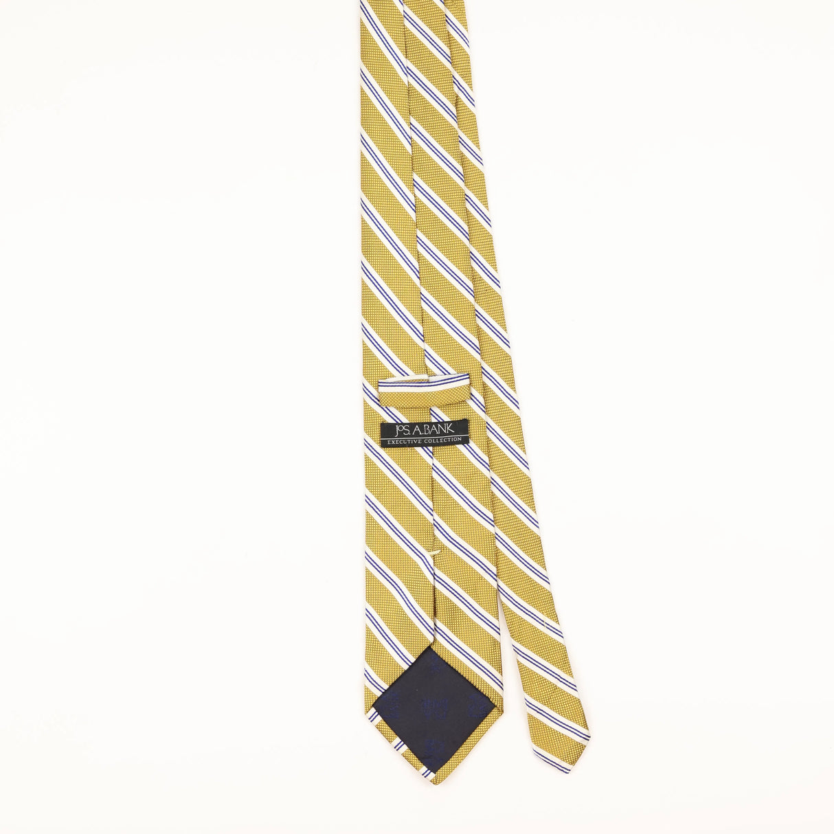 Back of Vintage Jos. A. Bank Striped Patterned Tie
