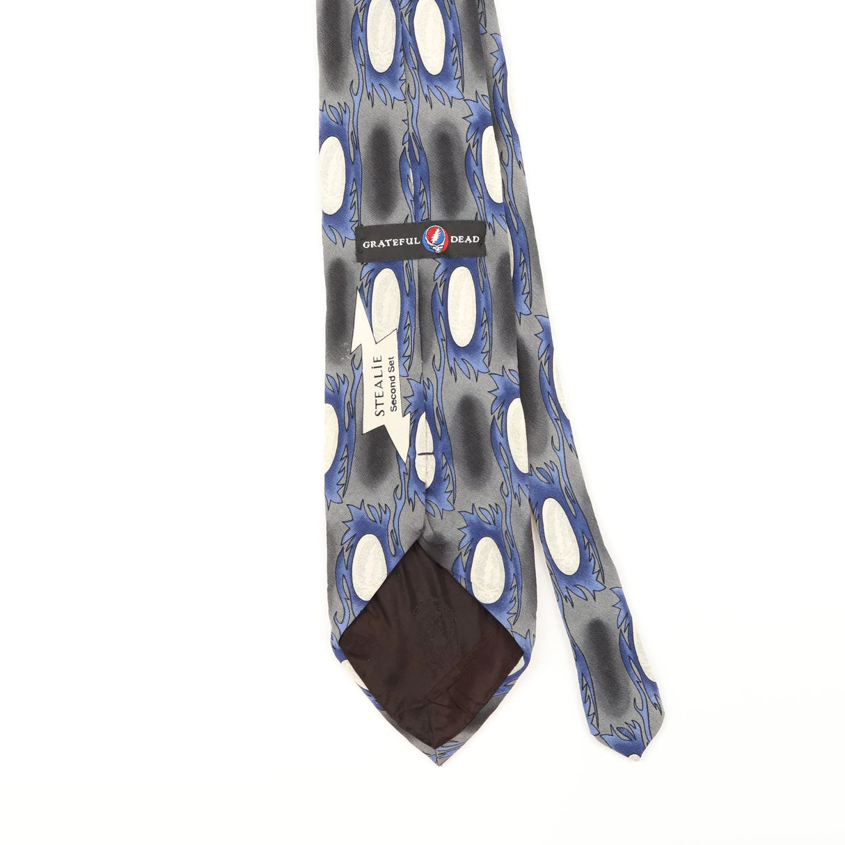 Back Detail of Vintage 1990's Grateful Dead Geometric Patterned Tie