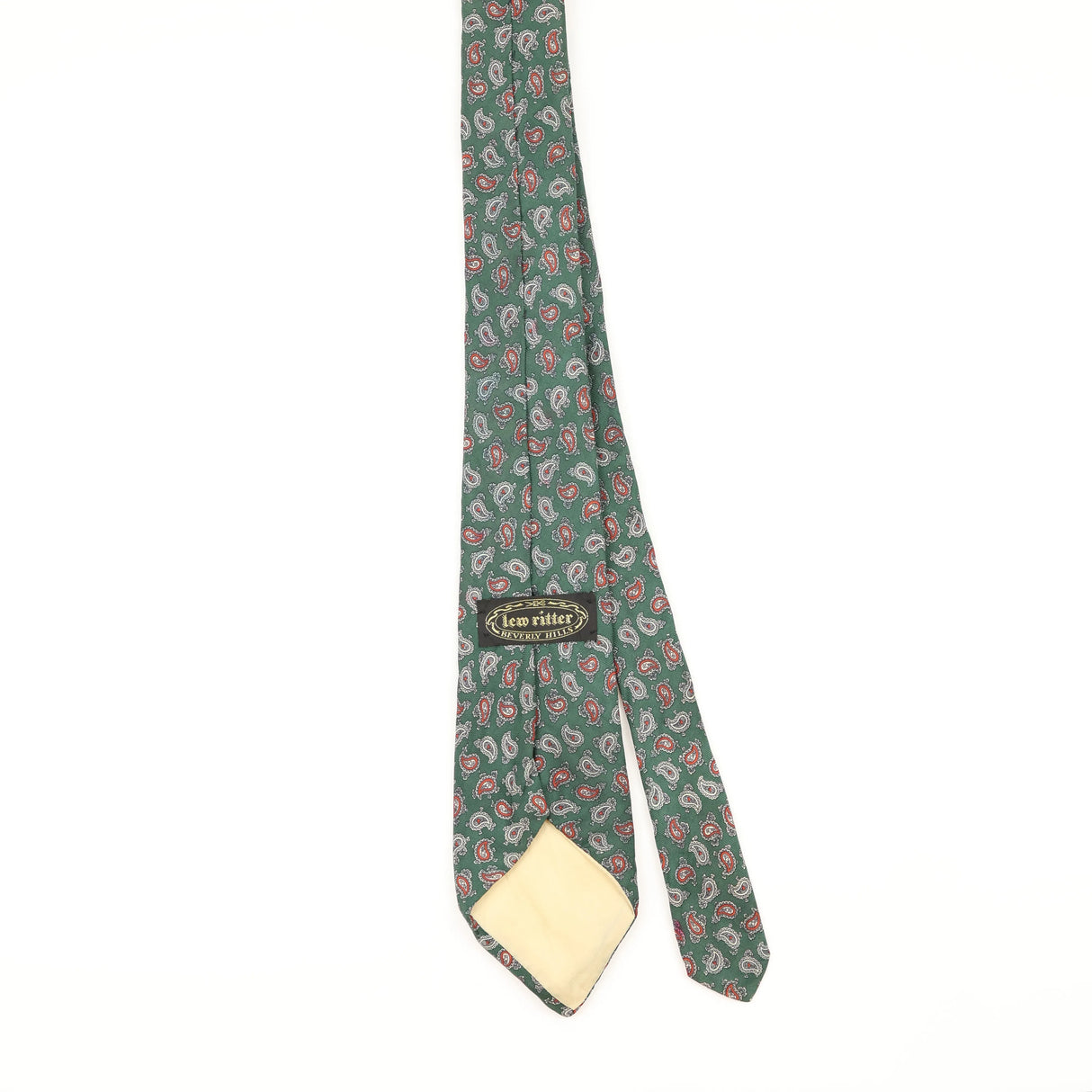 Back of Vintage 1990's Paisley Patterned Tie