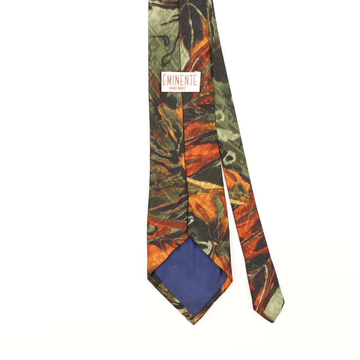 Back Detail of Vintage 1990's Abstract Patterned Tie