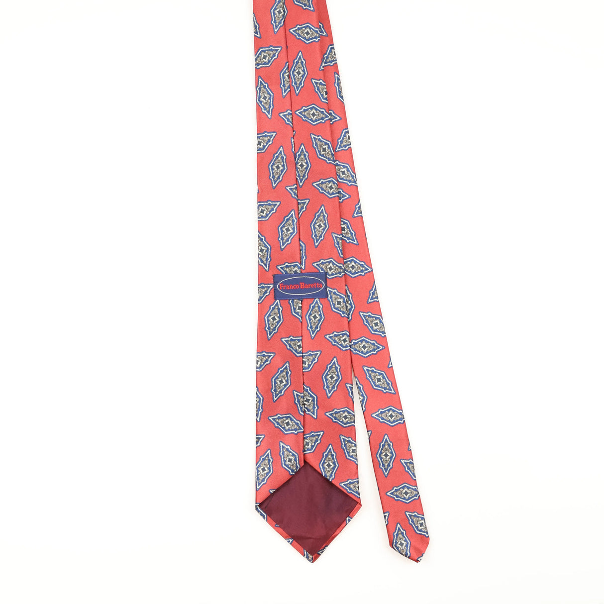 Back of Vintage 1990's Geometric Patterned Tie