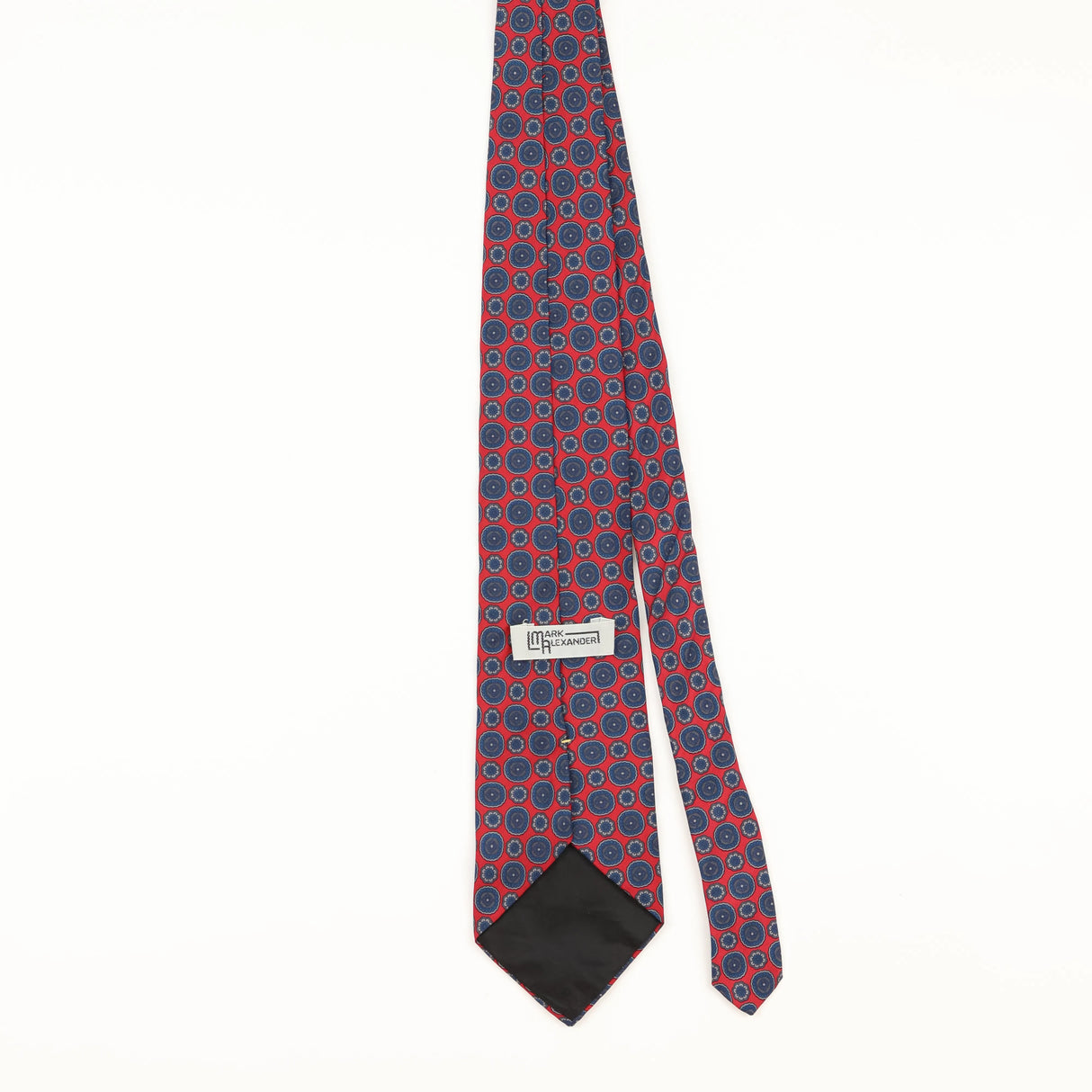 Back of Vintage 1990's Geometric Patterned Tie