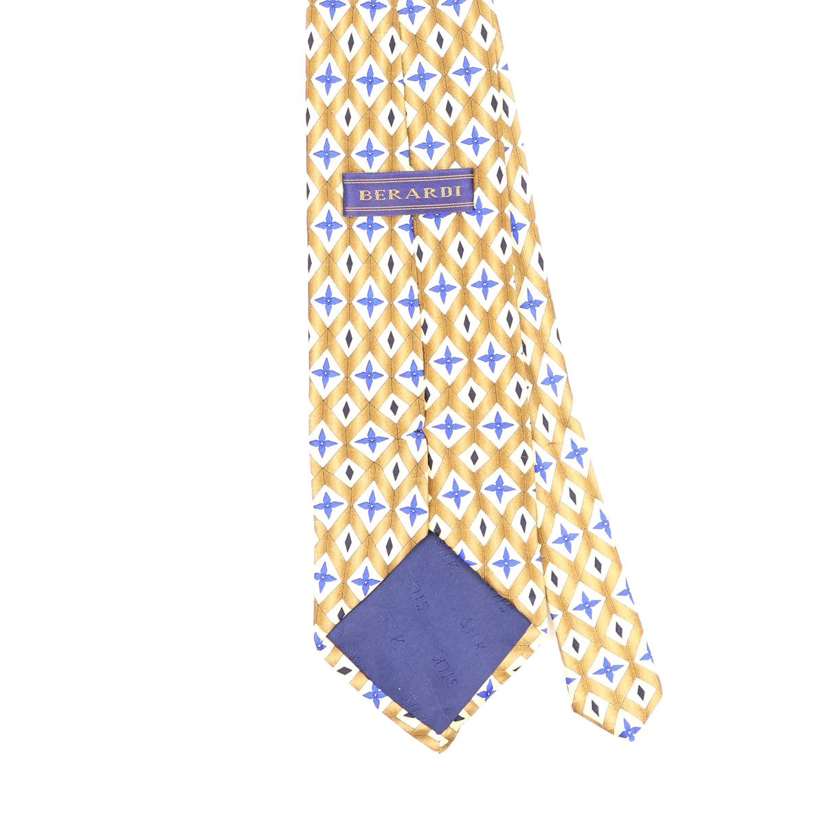 Back Back Detail of Vintage 1990's Geometric Patterned Tie