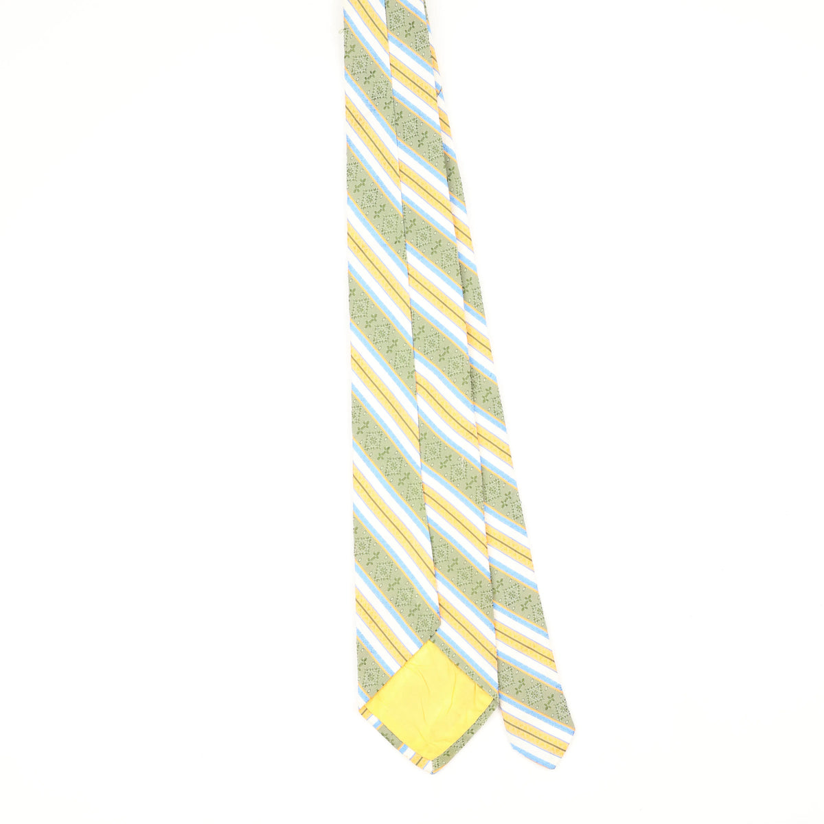 Back Back of Vintage 1980's Striped Patterned Tie