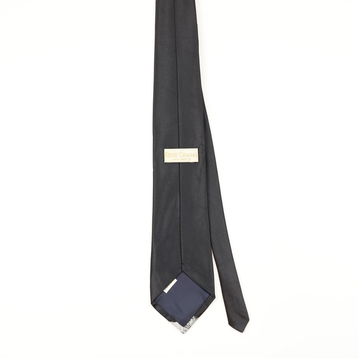 Back of Vintage 1990's Rene Chagal I Love NY Cartoon Patterned Tie