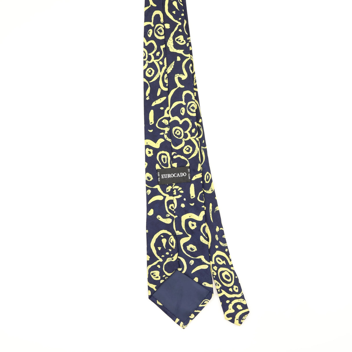 Back Back of Vintage 1990's Abstract Patterned Tie
