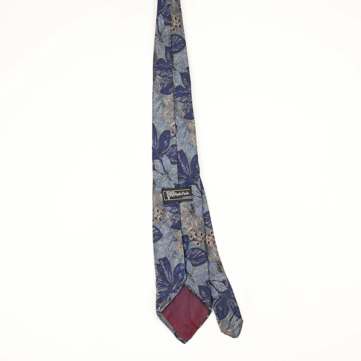 Back Back of Vintage 1990's Floral Patterned Tie