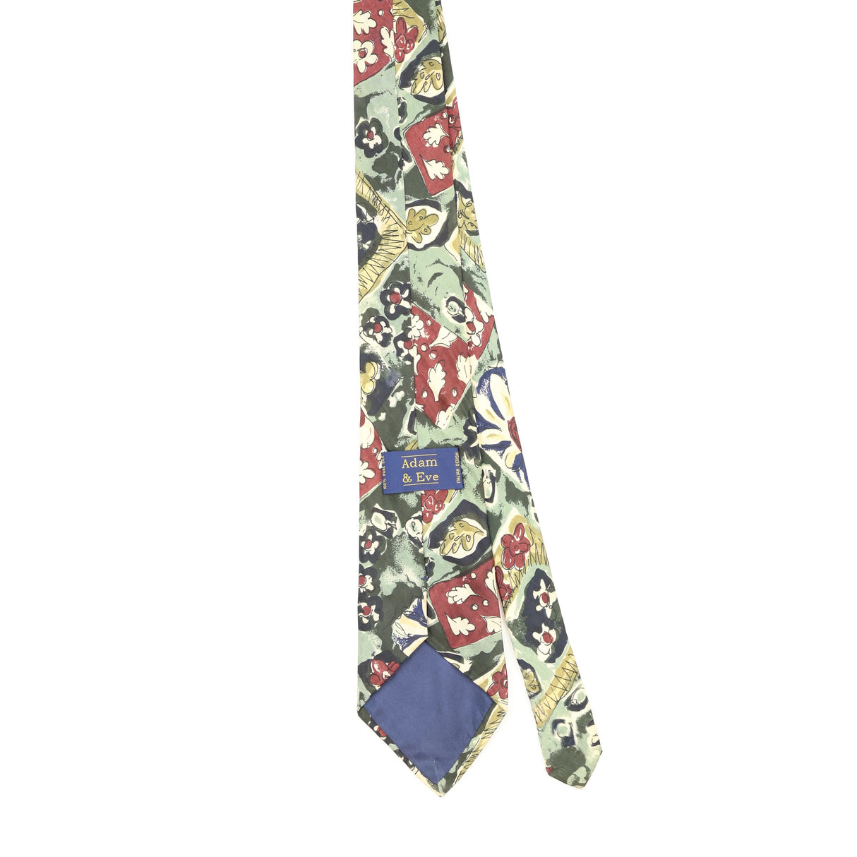 Back Back of Vintage 1990's Abstract Patterned Tie