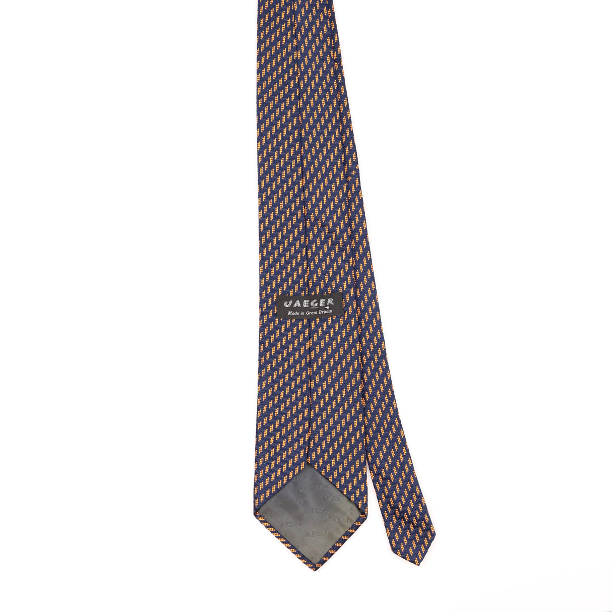 Back of Vintage 1990's Jaeger Geometric Patterned Tie