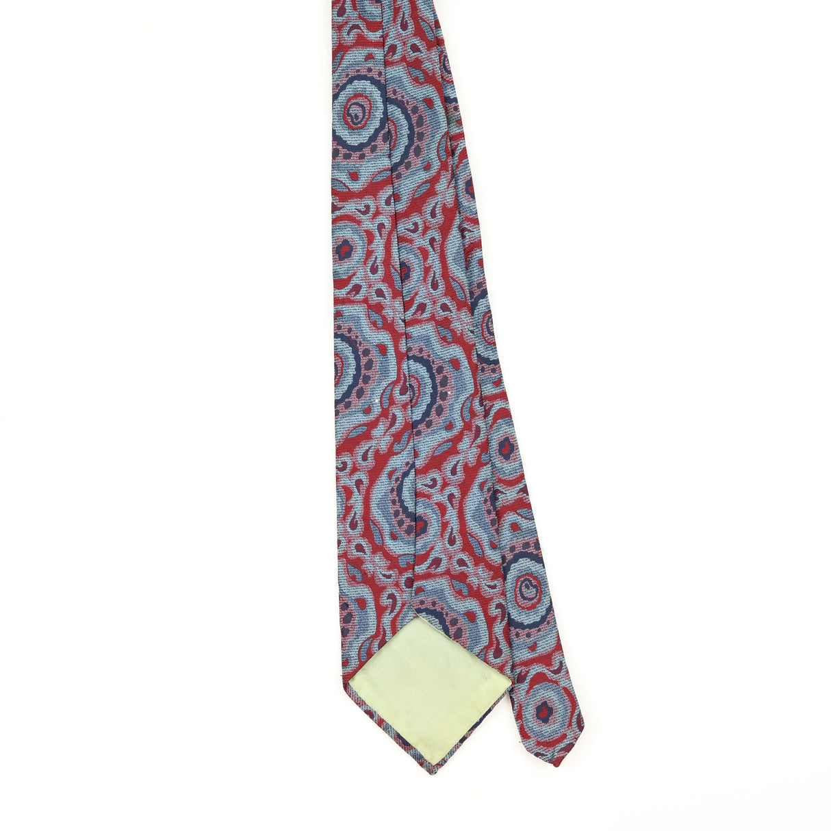 Back of Vintage 1980's Abstract Patterned Tie