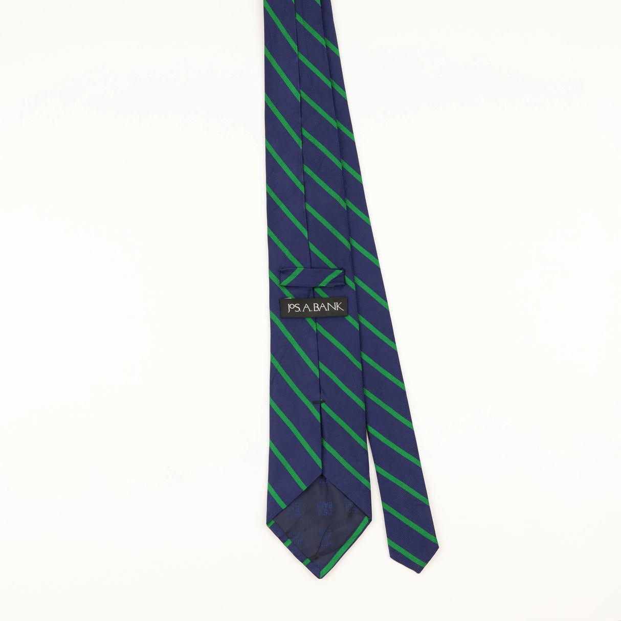 Back of Vintage Jos. A. Bank Striped Patterned Tie