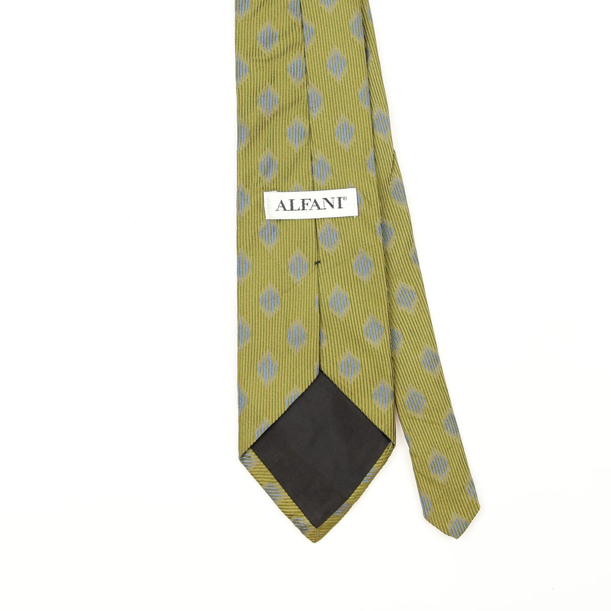 Back Back Detail of Vintage 1990's U.S. Polo Assn. Geometric Patterned Tie