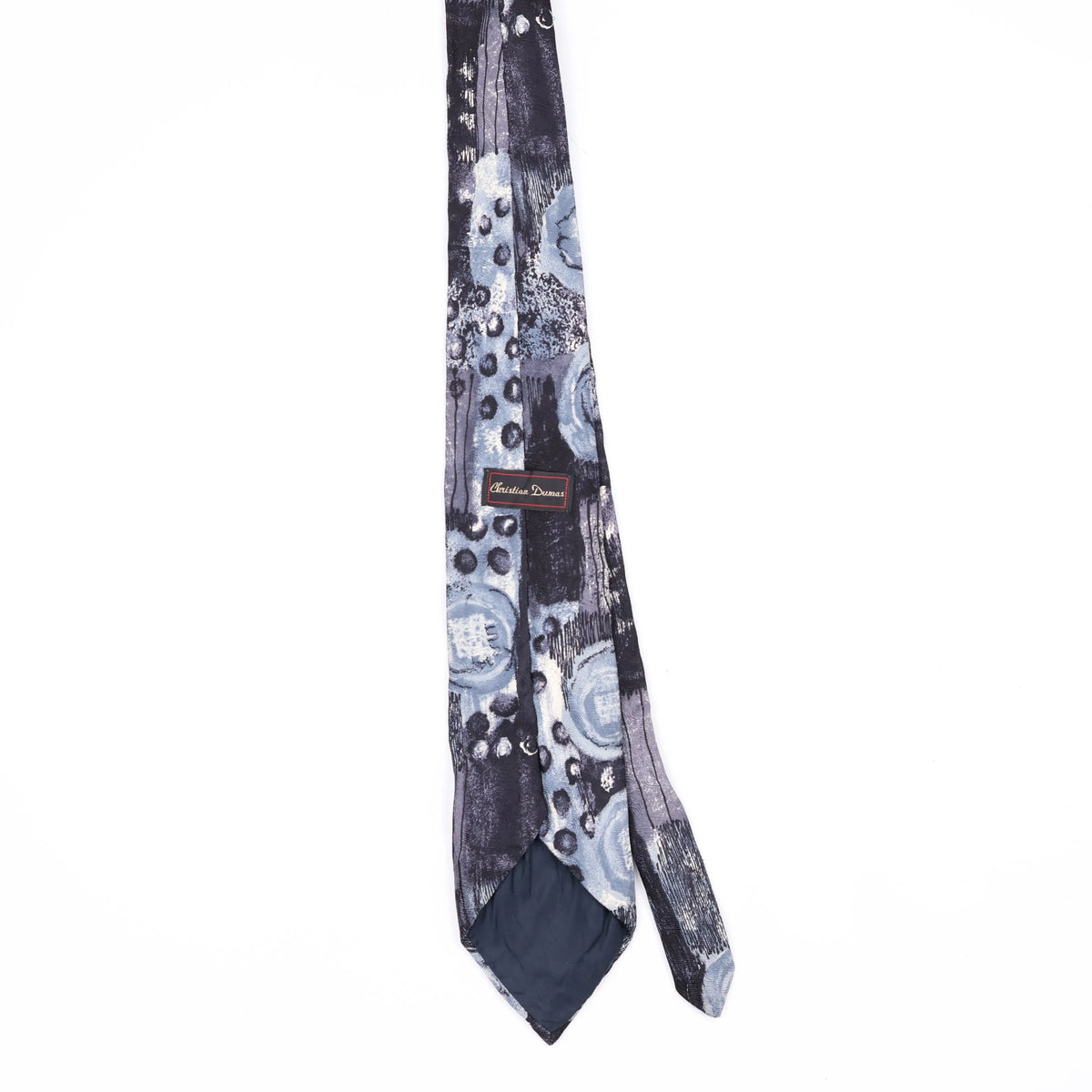 Back Back of Vintage 1990's Abstract Patterned Tie