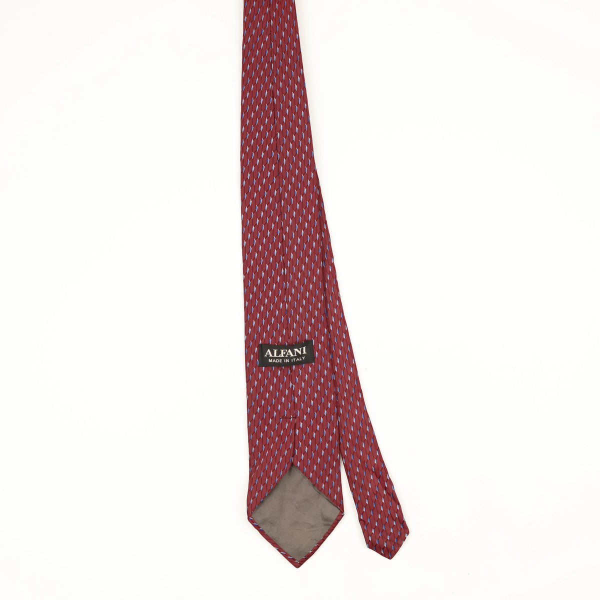 Back Back of Vintage 1990's Geometric Patterned Tie