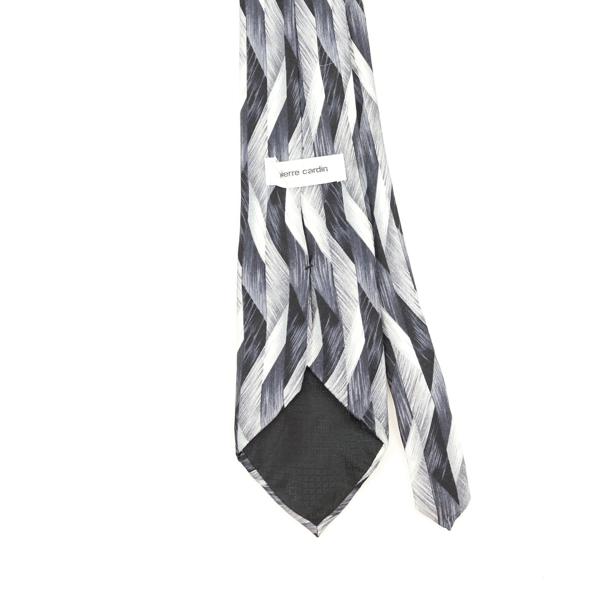 Back Back Detail of Vintage 1990's Pierre Cardin Geometric Patterned Tie