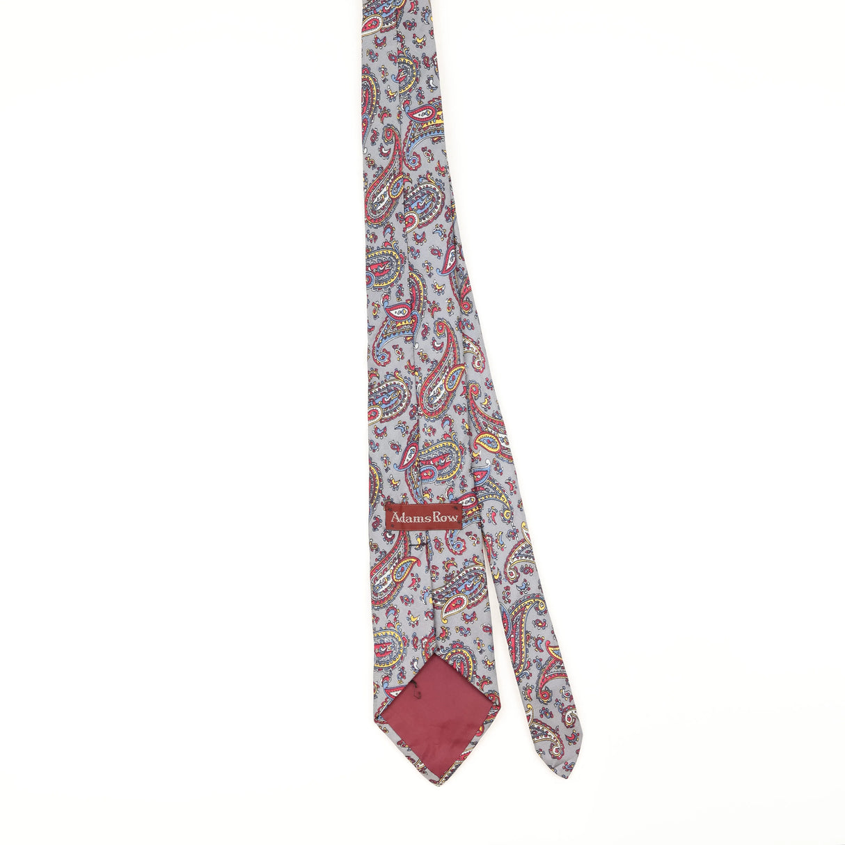 Back of Vintage Paisley Patterned Tie
