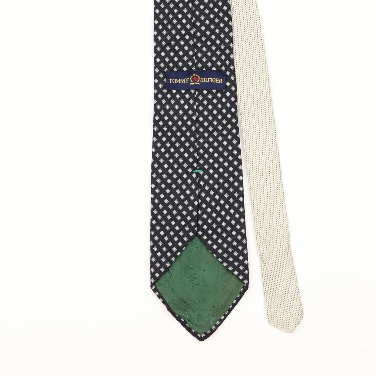 Back Detail of Vintage Tommy Hilfiger Geometric Patterned Tie
