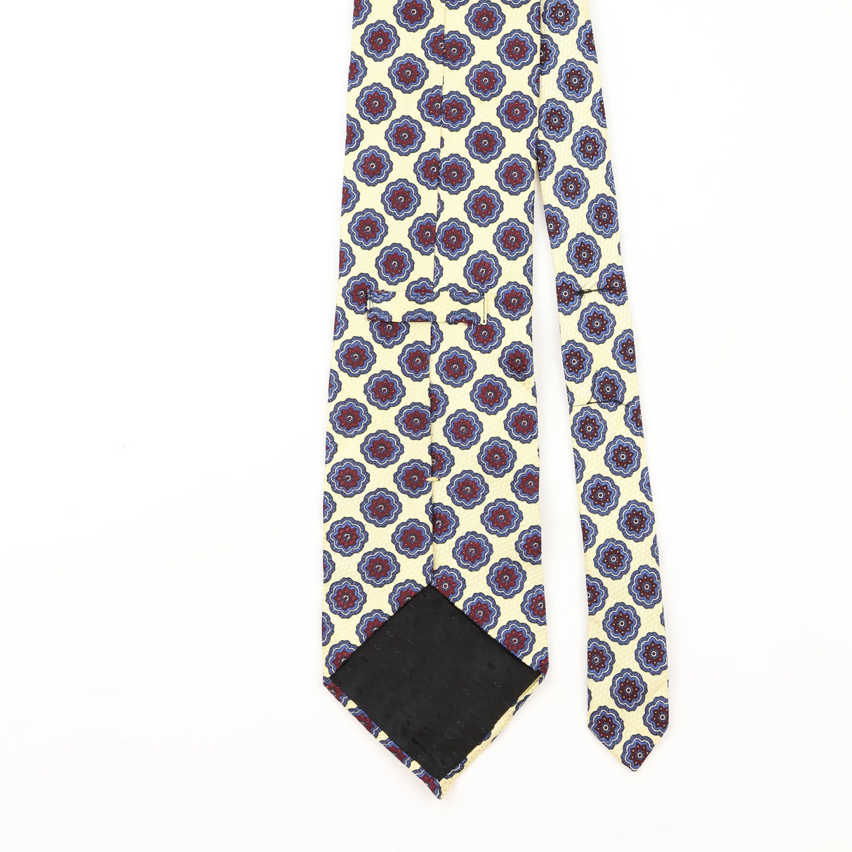 Back Detail of Vintage Valentino Floral Patterned Tie