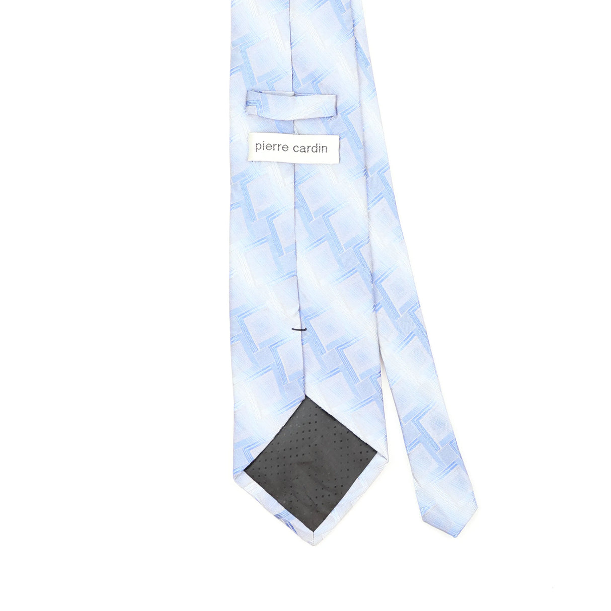 Back Back Detail of Vintage Pierre Cardin Geometric Patterned Tie