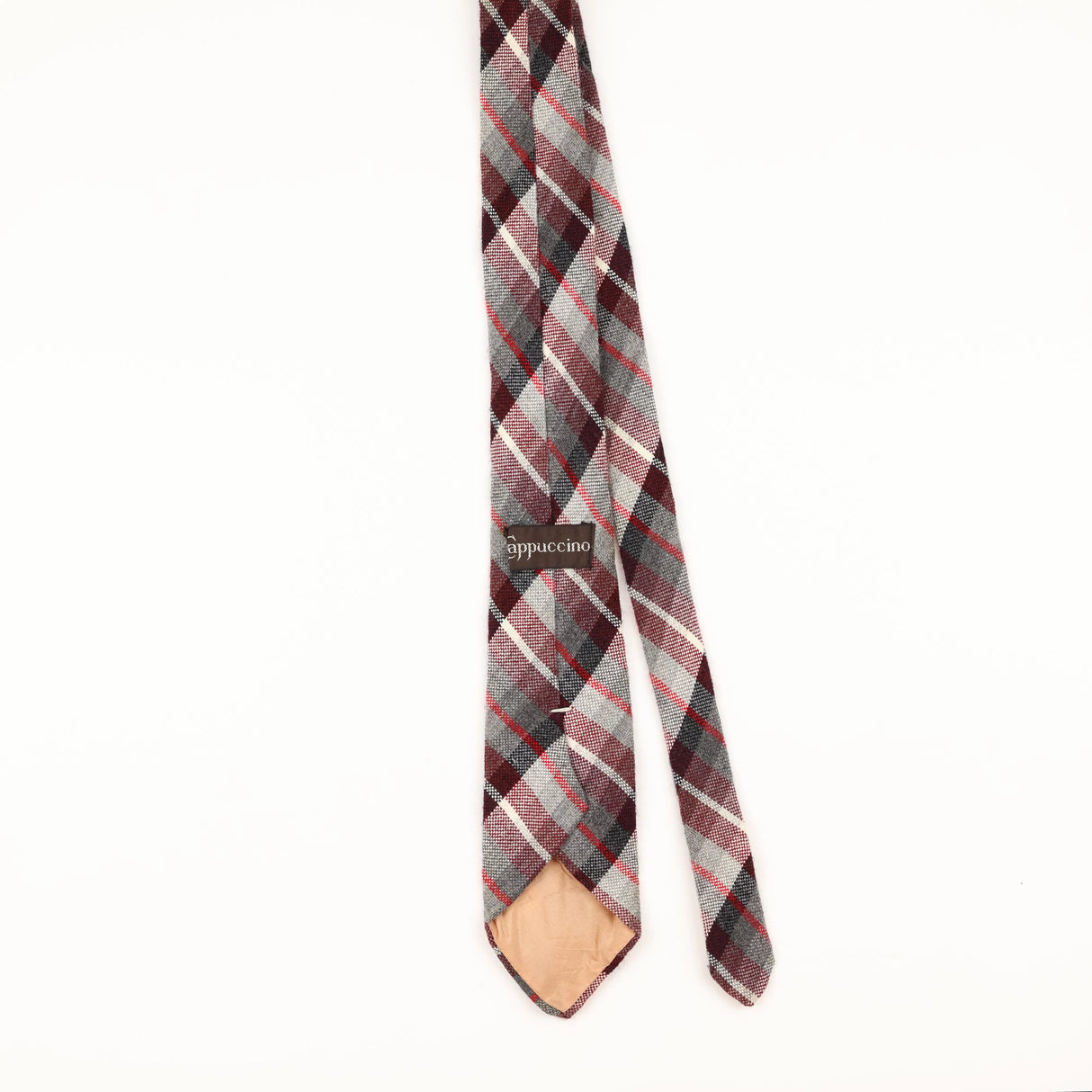 Back of Vintage 1990's Plaids & Checks Patterned Tie