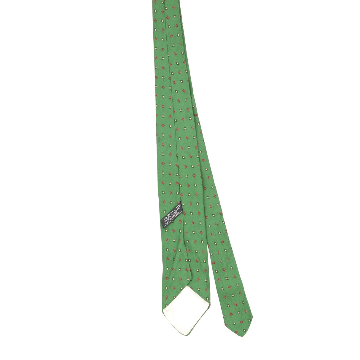 Back Back of Vintage 1980's Tootal Geometric Patterned Tie